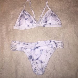 White marble Bikini